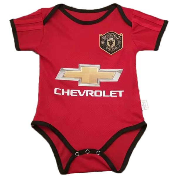 Camiseta Manchester United 1ª Kit Onesies Niño 2019 2020 Rojo